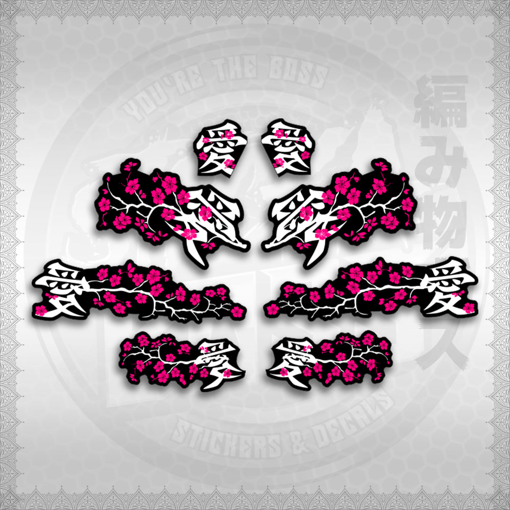 STICKER DECALS for NMAX V1 INDO (NV1SAXFL) By STICKABOSS (SOFIE LAMINATED WATERPROOF)