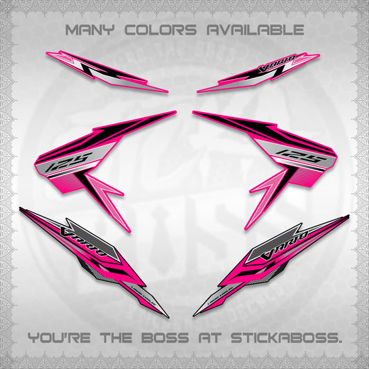 CLICK V2 VARIO DECALS (ATLAS APPOLO) STICKER DECALS By STICKABOSS
