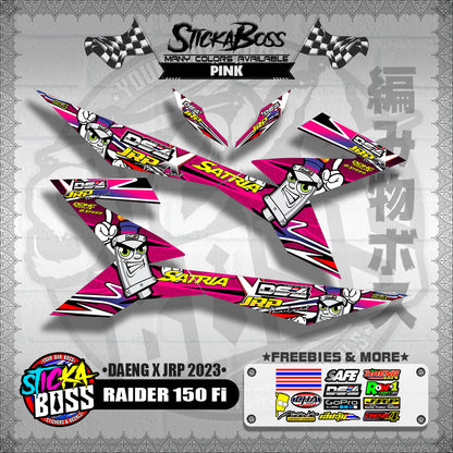 RAIDER 150 Fi DECALS ( DAENG x JRP 2023 )【WITH FREEBIES】
