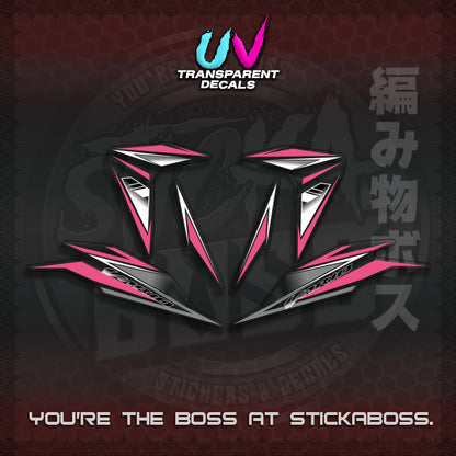 【PREMIUM UV PRINT】CLICK 125 V3 INDO CONCEPT ( TRANSPARENT SLASH BLADE VARIO ) STICKER DECALS By STICKABOSS