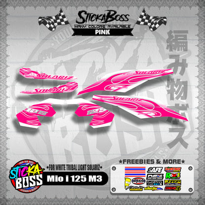 MIO I 125 M3 DECALS ( FOR WHITE TRIBAL LIGHT SOLARIZ )【WITH FREEBIES】