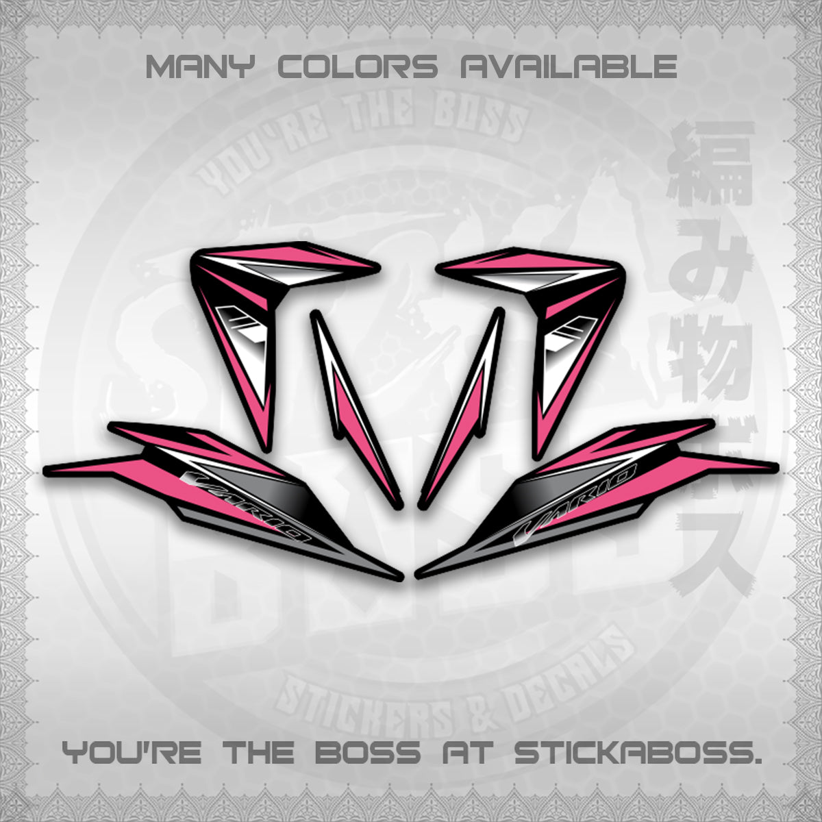 CLICK 125 V3 INDO CONCEPT ( SLASH BLADE VARIO ) STICKER DECALS By STICKABOSS