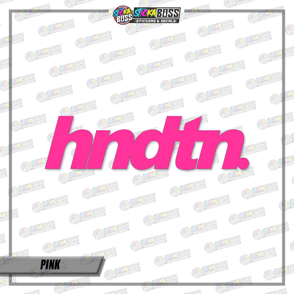 HNDTN. (VINYL CUT-OUT STICKER DECALS )【Stickaboss】