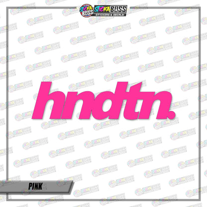 HNDTN. (VINYL CUT-OUT STICKER DECALS )【Stickaboss】