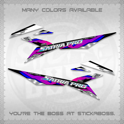 RAIDER PRO SATRIA DECALS (2026 NTN N19) STICKER DECALS BY STICKABOSS (Copy)
