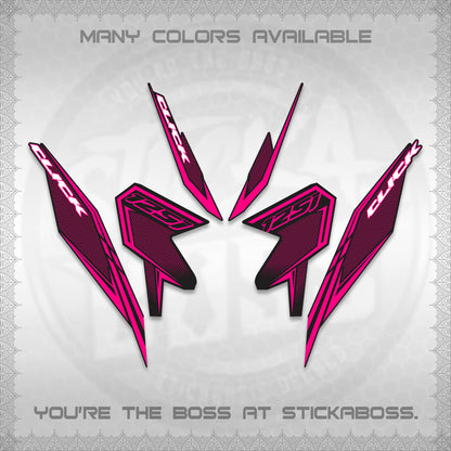 CLICK 125 V3 DECALS (2026 LINE UP DESIGN) STICKER KITS By STICKABOSS