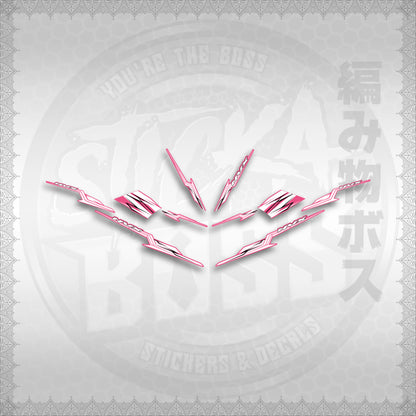 STICKER DECALS for AEROX 155 V1 THAI (AV1STOLTHST) By STICKABOSS (SOFIE LAMINATED WATERP