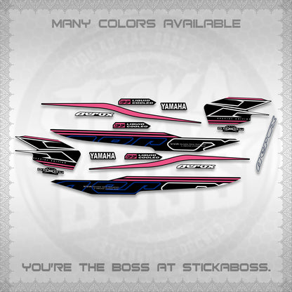 AEROX 155 V1 DECALS (2026 CYBER STYLE 01) STICKER KITS BY STICKABOSS