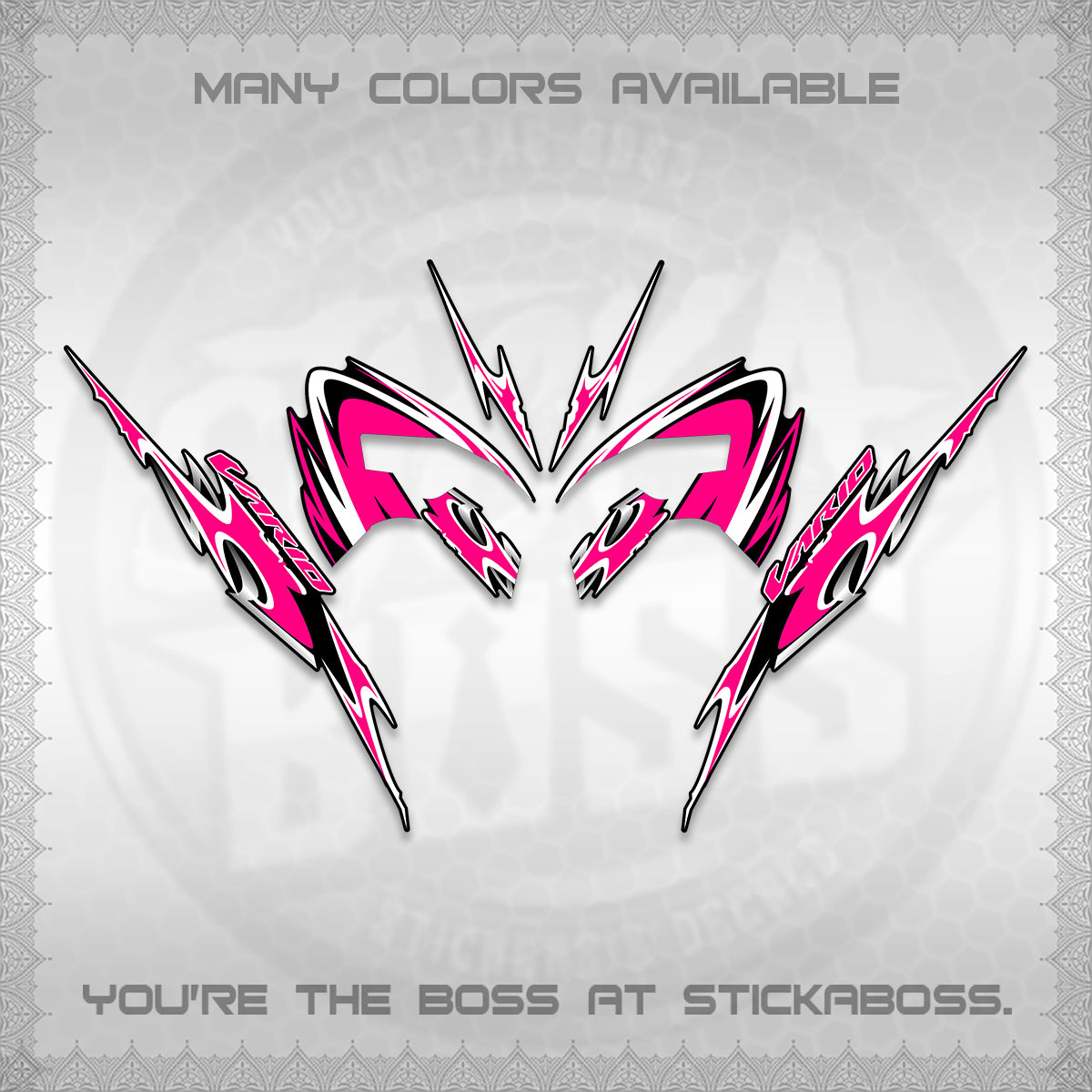 CLICK 125 V3 VARIO STRIPING DECALS (2026 NEW LED DESIGN) STICKER KITS By STICKABOSS
