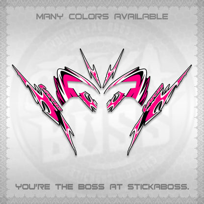 CLICK 125 V3 VARIO STRIPING DECALS (2026 NEW LED DESIGN) STICKER KITS By STICKABOSS