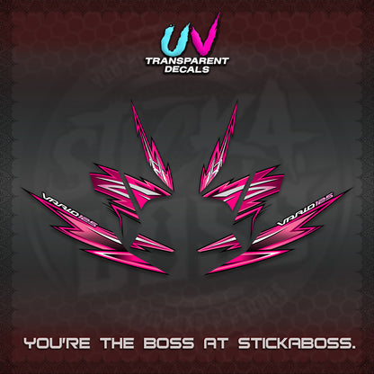 CLICK 125 V4 INDO VARIO UV TRANSPARENT DECALS (2026 VANDOREN STYLE) STICKER DECALS By STICKABOSS