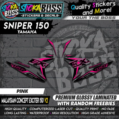 SNIPER 150 Stock Decals 【 MALAYSIAN CONCEPT EXCITER 150 V2 】