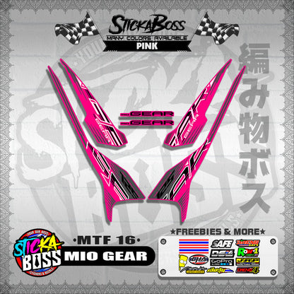 MIO GEAR DECALS ( MTF 16 )【WITH FREEBIES】