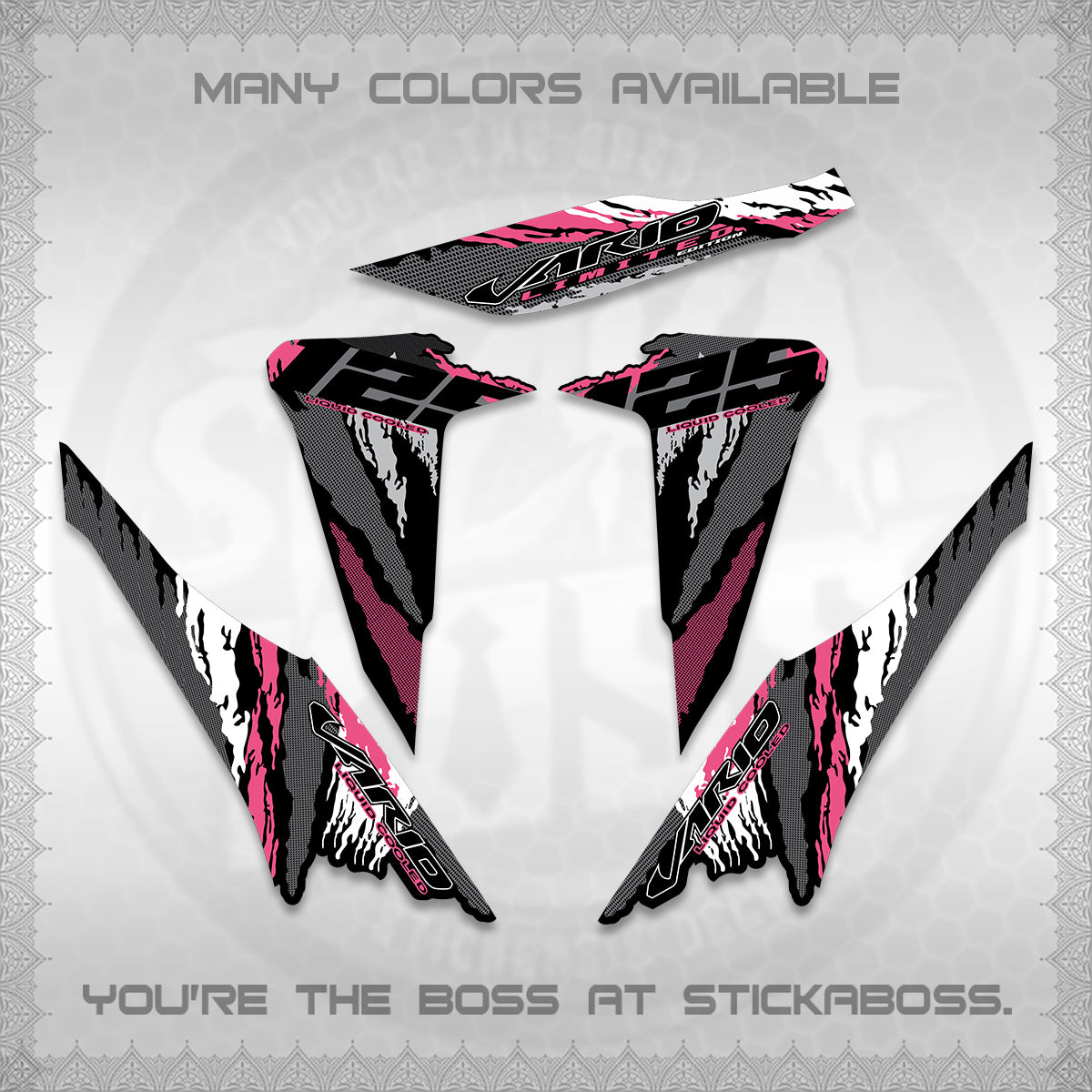CLICK 125 V2 VARIO DECALS (2022 SPLASH SPECIAL) STICKER KITS BY STICKABOSS