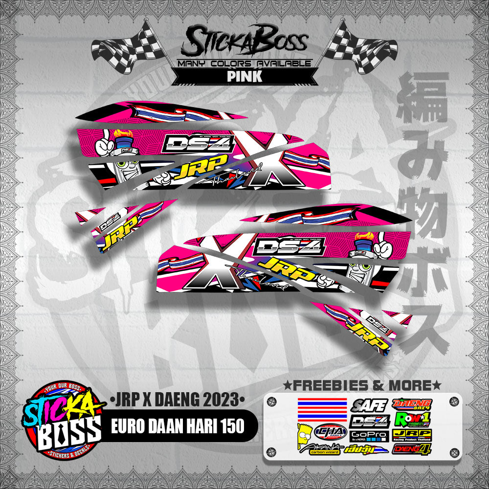 EURO DAAN HARI 150 DECALS ( JRP X DAENG 2023 )【WITH FREEBIES】