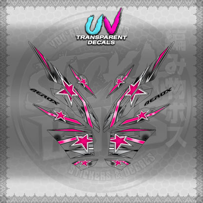 【PREMIUM UV PRINT】TRANSPARENT AEROX V3 ALPHA TURBO INDO (AV3LESTSE)【WITH FREEBIES】