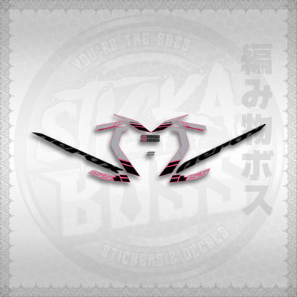 STICKER DECALS for AEROX 155 V2 STOCK DESIGN (AV2PRMA) By STICKABOSS (SOFIE LAMINATED WATERPROOF)