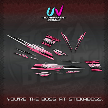 AEROX V2 UV TRANSPARENT DECALS (2026 INDO STAR 001) STICKER KITS BY STICKABOSS