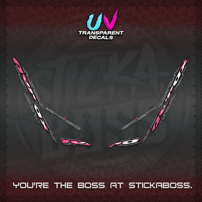 AEROX 155 V1 UV TRANSPARENT DECALS (NEW 2026 VORTEX) STICKER KITS BY STICKABOSS