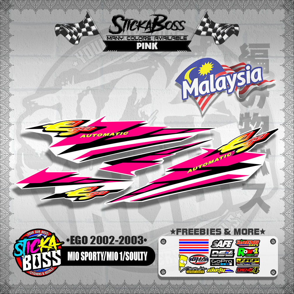 MIO SPORTY / MIO 1 / SOULTY DECALS ( EGO 2002-2003 )【WITH FREEBIES】