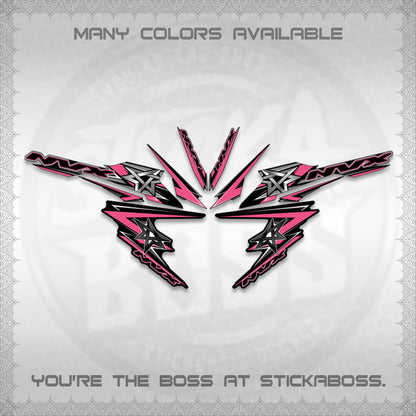 AEROX V3 INDO DECALS (ALPHA TURBO 0002)STICKER DECALS By STICKABOSS