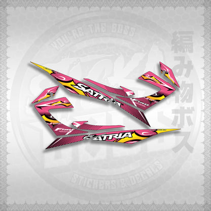 STICKER DECALS for RAIDER 150 REBORN CARB (RRCTHMATH01) By STICKABOSS (SOFIE LAMINATED WATERPROOF)