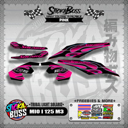 MIO I 125 M3 DECALS ( TRIBAL LIGHT SOLARIZ )【WITH FREEBIES】
