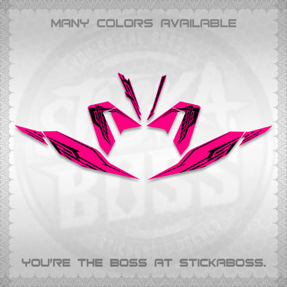 CLICK 125 V4 DECALS (2026 VEERIZA STYLISH DESIGN) STICKER DECALS By STICKABOSS