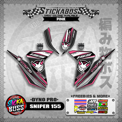 SNIPER 155 STICKER DECALS ( DYNO PRO )【WITH FREEBIES】