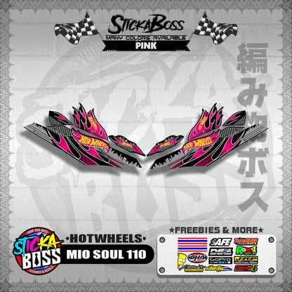 MIO SOUL 110 CARB OLD DECALS ( HOTWHEELS )【WITH FREEBIES】