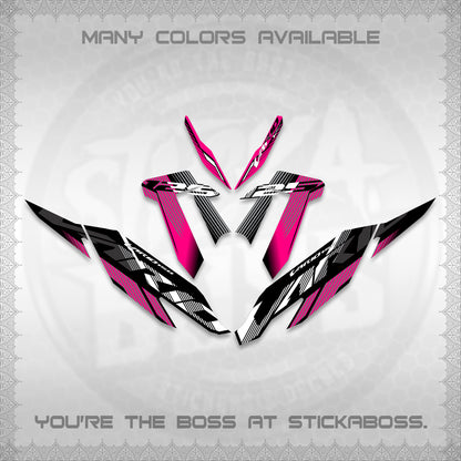 CLICK 125 V4 MALAYSIAN VARIO DECALS (2020 DESIGN) STICKER DECALS By STICKABOSS