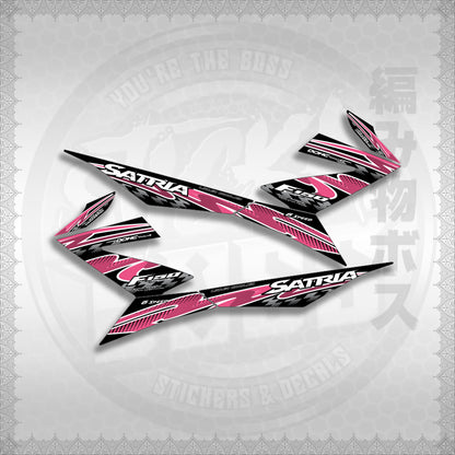 STICKER DECALS for RAIDER 150 FI (RFISATHMATH02) By STICKABOSS (SOFIE LAMINATED WATERPROOF)