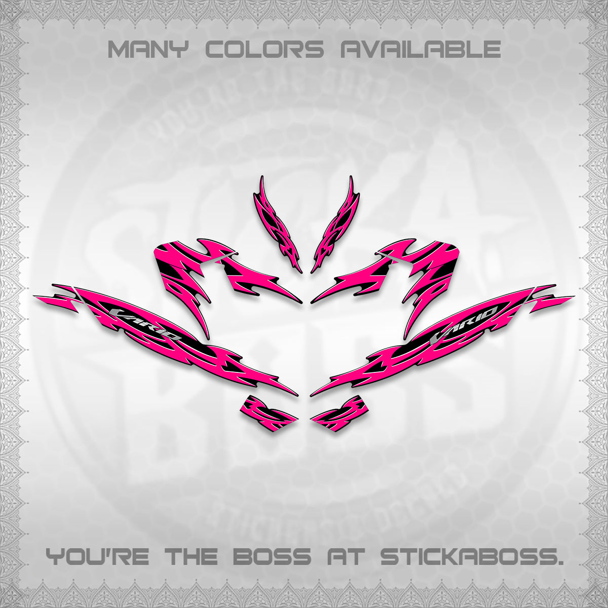 CLICK 125 V4 INDO VARIO DECALS (2026 NUSANTARA STRIPING) STICKER DECALS By STICKABOSS