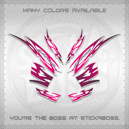 CLICK 125 V2 INDO STRIPING FOR WHITE DECALS (2026 NUSANTARA MOTIF) STICKER DECALS By STICKABOSS