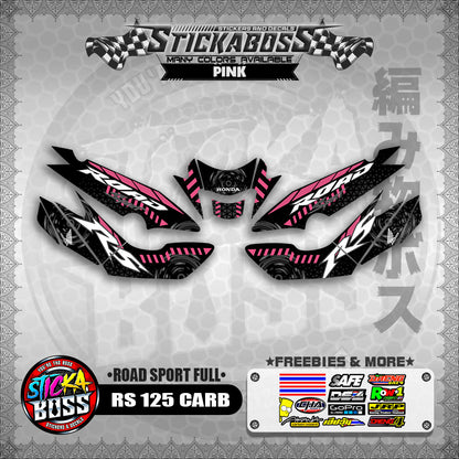 RS 125 CARB STICKER FULL DECALS ( ROAD SPORT FULL )【WITH FREEBIES】