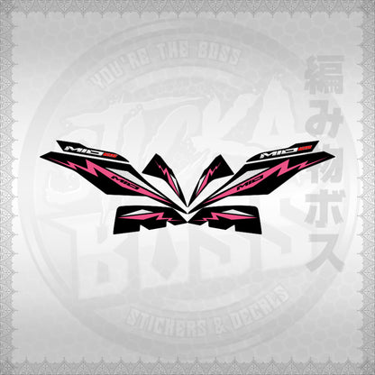 STICKER DECALS for MIO I 125 M3 INDO (MIIMOA4) By STICKABOSS (SOFIE LAMINATED WATERPROOF)