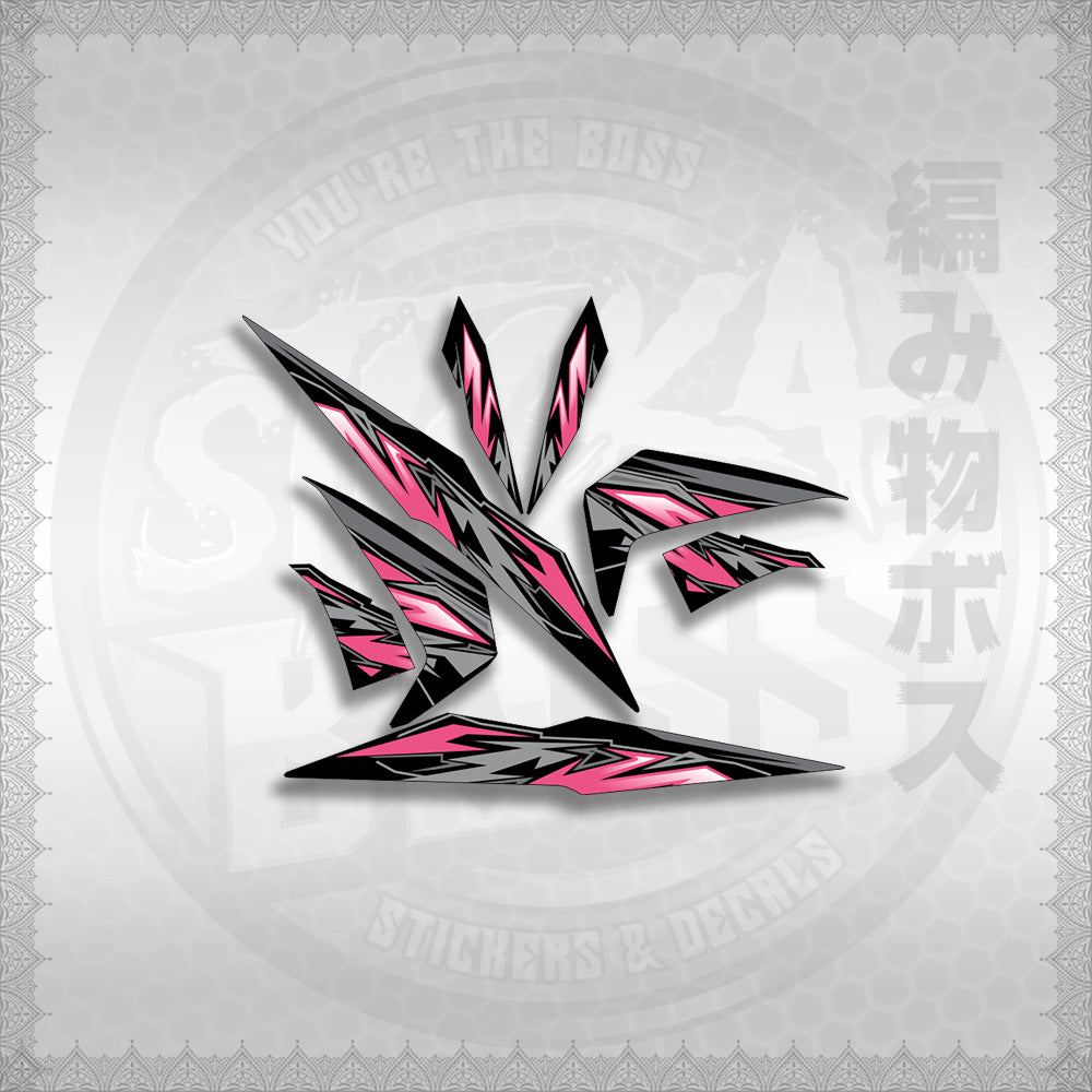 STICKER DECALS for BEAT 110 V2 (BV2INMASTMODE) By STICKABOSS (SOFIE LAMINATED WATERPROOF)