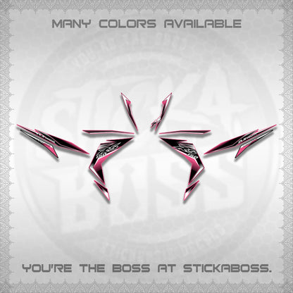 WINNER 150 V1 DECALS (GTR 150 RS PATTERN)STICKER DECALS By STICKABOSS