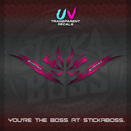 CLICK 125 V3 INDO VARIO UV TRANSPARENT DECALS (2026 NUSANTARA STRIPING) STICKER DECALS By STICKABOSS