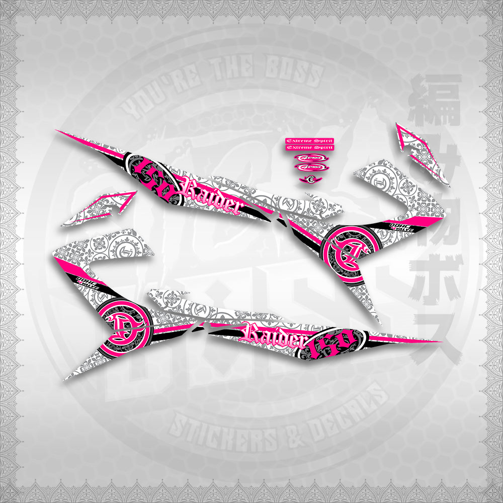 STICKER DECALS for RAIDER 150 REBORN CARB MALAYSIAN (RRCBARAST) By STICKABOSS (SOFIE LAMINATED )