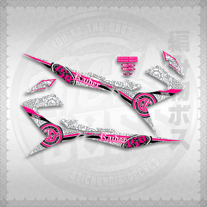 STICKER DECALS for RAIDER 150 REBORN CARB MALAYSIAN (RRCBARAST) By STICKABOSS (SOFIE LAMINATED )