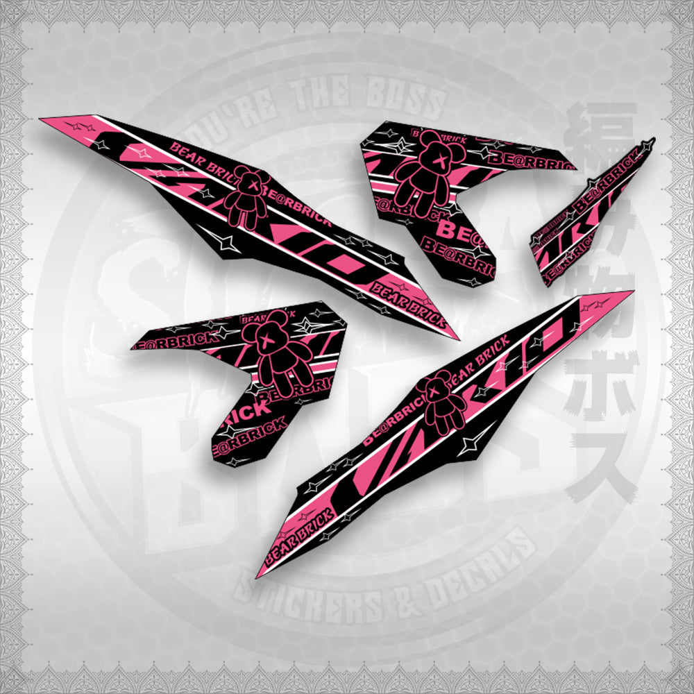 CLICK V3 INDO CONCEPT ( VARIO BEAR BRICK ) STICKER DECALS By STICKABOSS