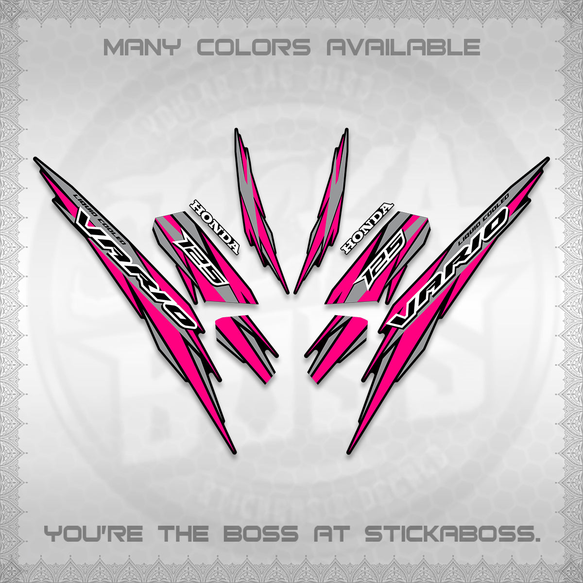 CLICK 125 V3 INDO DECALS (2024 SV 22-A1 STYLE) STICKER KITS By STICKABOSS