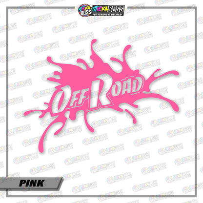 OFF ROAD ( VINYL CUT-OUT STICKER DECALS )【Stickaboss】