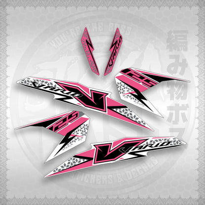 STICKER DECALS for CLICK 125 V3 MALAY/INDO CONCEPT (CV3FOWHSTSTVAA29) By STICKABOSS (SOFIE LAMINATED)