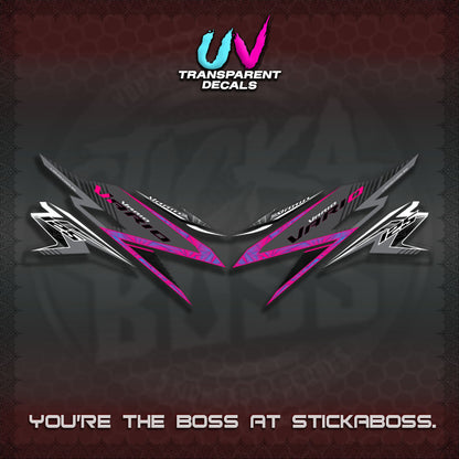 CLICK 125 V2  UV TRANSPARENT VARIO DECALS (2 TONE VIETNAM MOTIF 2026)STICKER DECALS By STICKABOSS