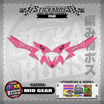 MIO GEAR STICKER DECALS ( SAKURA )【WITH FREEBIES】