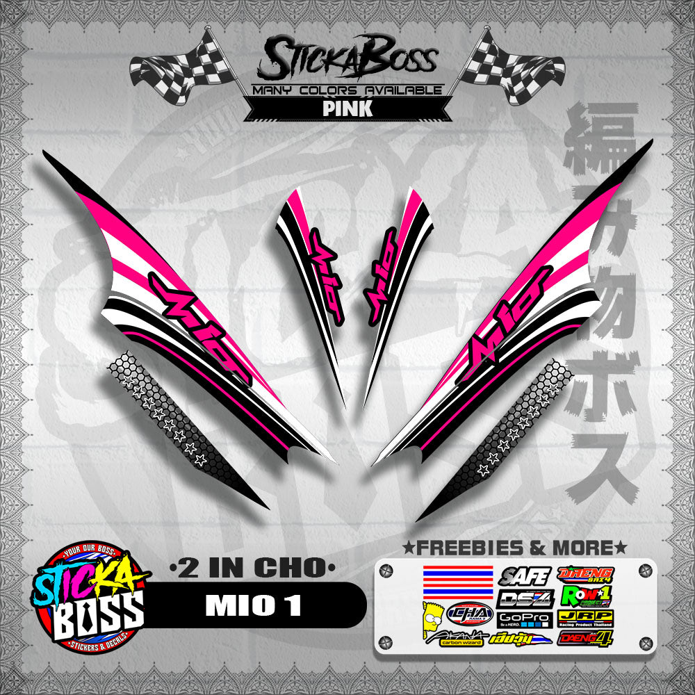 MIO 1 DECALS ( 2 IN CHO )【WITH FREEBIES】