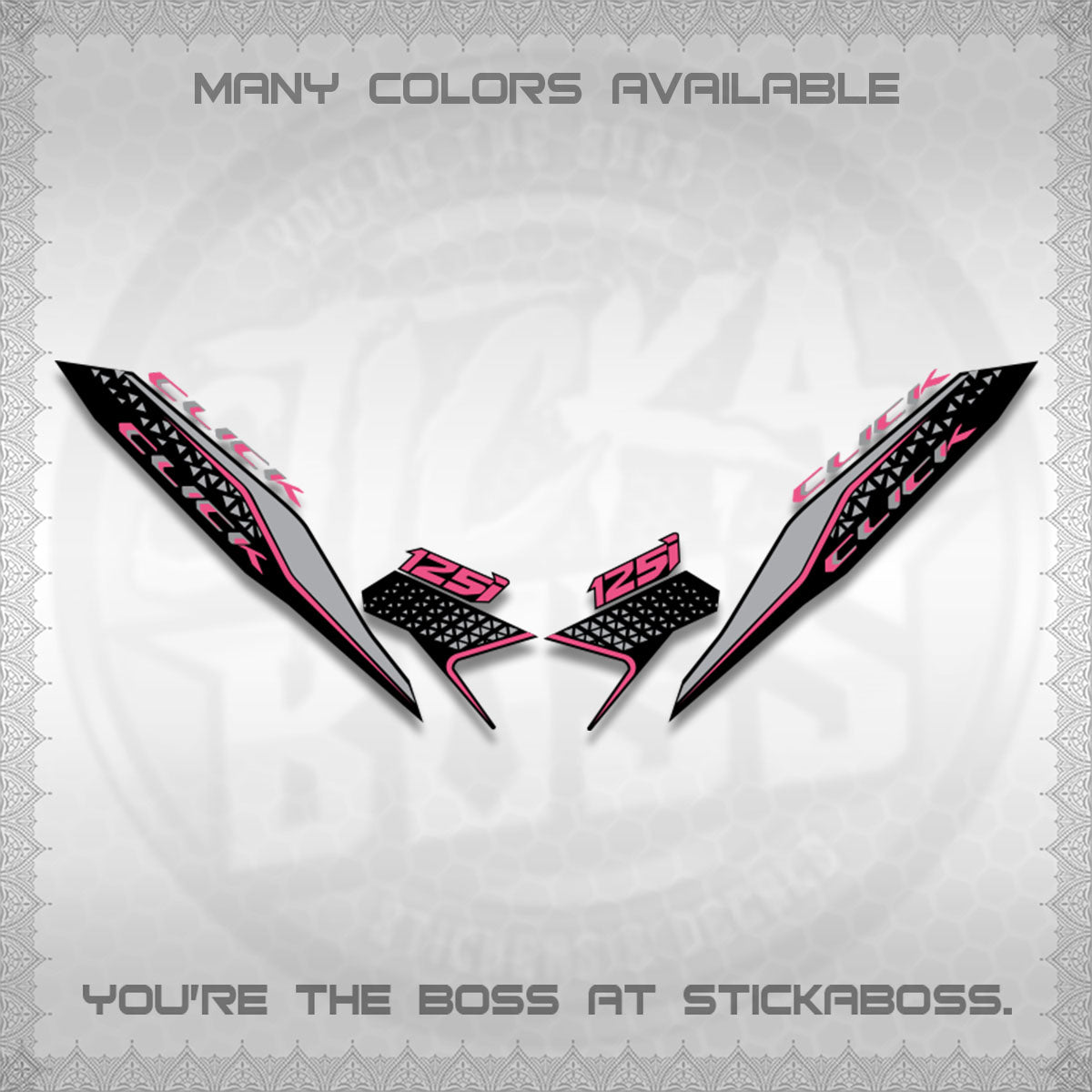 CLICK 125i V3 DECALS(2026 DEKAPAN SEMBILAN DESIGN)STICKER DECALS BY STICKABOSS