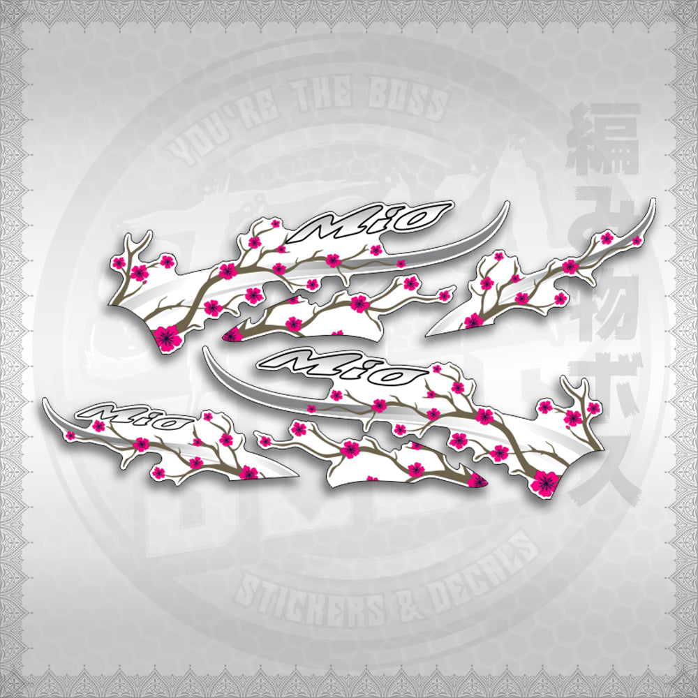 STICKER DECALS for MIO SPORTY FOR WHITE (MSPSAXFL) By STICKABOSS (SOFIE LAMINATED WATERPROOF)